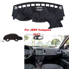 TOMMIA приборная панель Крышка Dash коврик для автомобиля солнцезащитный козырек анти-УФ покрытие для приборной панели коврик для приборной панели автомобиля для Jeep Compass