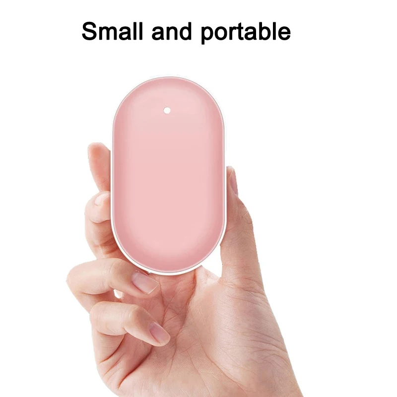 

3000mAh Hand Warmer Rechargeable Pocket Heater Phone Power Bank Charger KM88