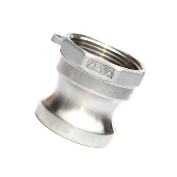 

1/2" BSP Female Thread x 32mm OD Camlock 304 Stainless Steel A Type Plug Cam Lock Fitting Pump Adapter Cam Groove Coupling