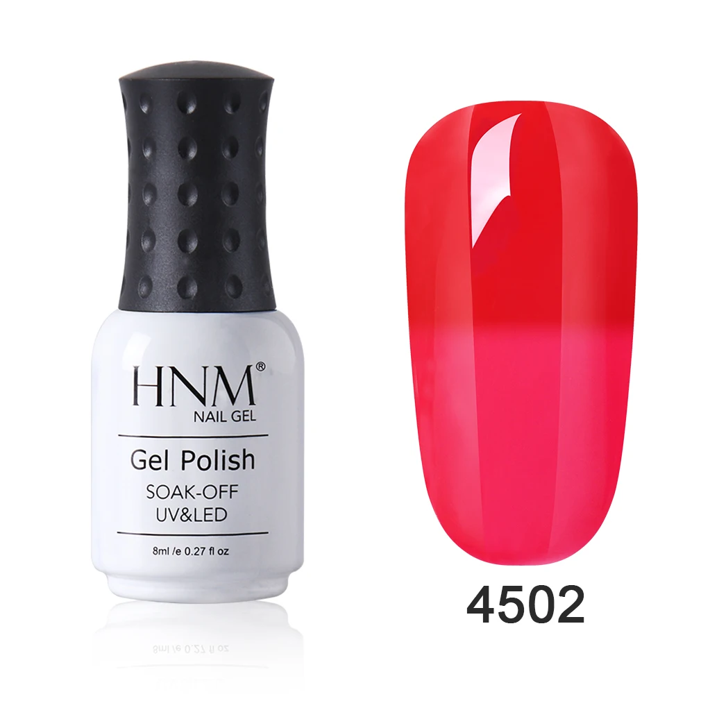 HNM Гель-лак 8 мл тиснение Краска Лак для ногтей Vernis a Ongle Nail Art Nagellak Lucky лак Гибридный лак краска геллак чернила - Цвет: 4502