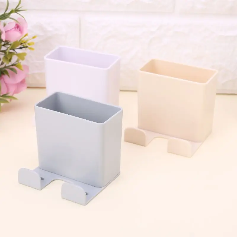

Mobile Phone Charging Air Conditioner Remote Control Holder Case Wall Mounted Bracket Socket Storage Box Container Rack