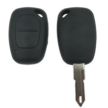 2 кнопки неразрезанное лезвие дистанционного ключа автомобиля ремонт чехол оболочка для Vivaro Movano Renault дорожного движения KANGOO для NISSAN ремонт ключа