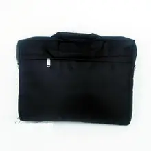 Nouveau Noir Étanche 15 pouce Ordinateur Portable Sac D’ordinateur Portable pour Hommes Femmes Porte-Documents Messenger Épaule Sac