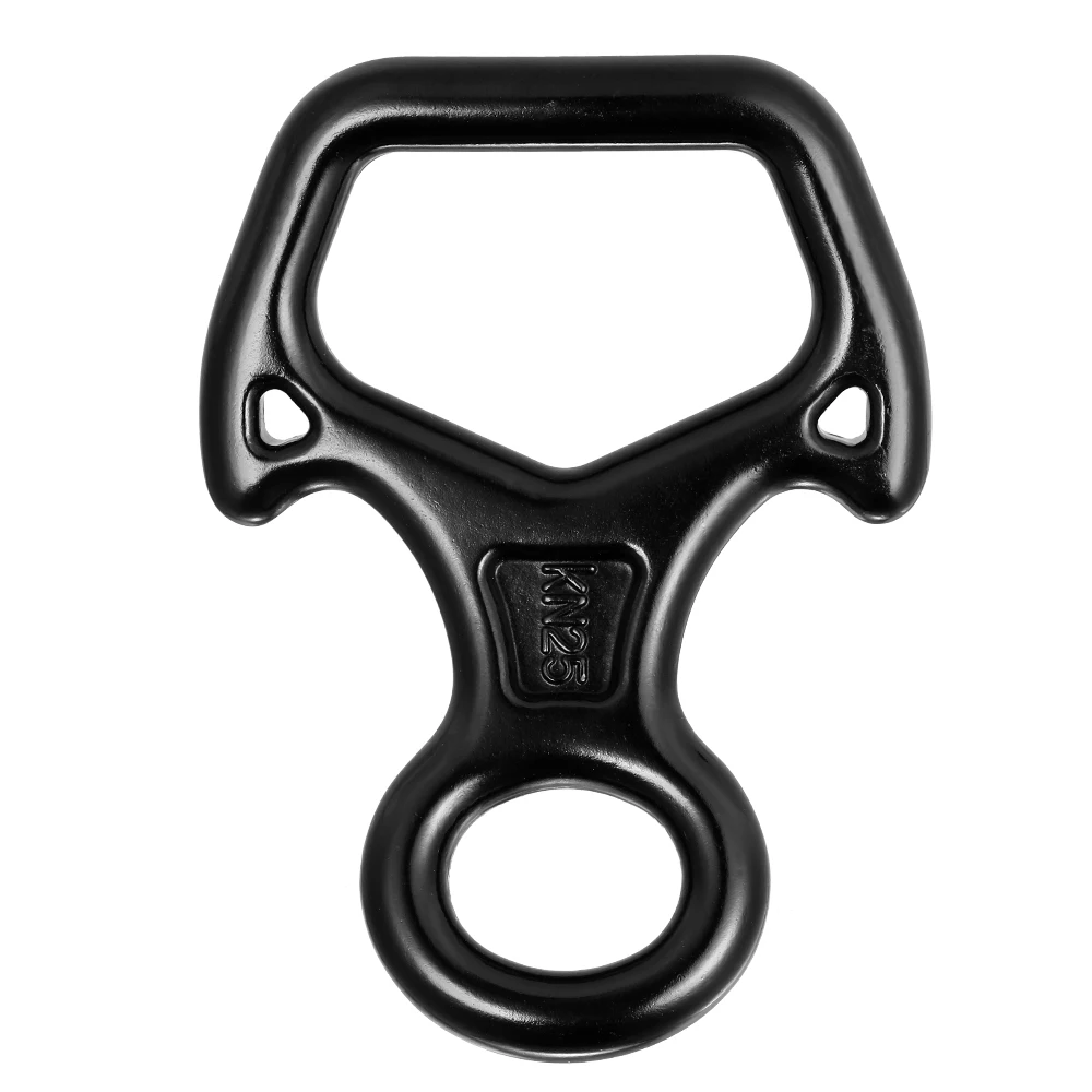 

Outdoor Rock Climbing 8 Descender 25KN Rescue Figure Rappelling Gear Belay Tool Rigging Plate Horns Type Protection Downhill