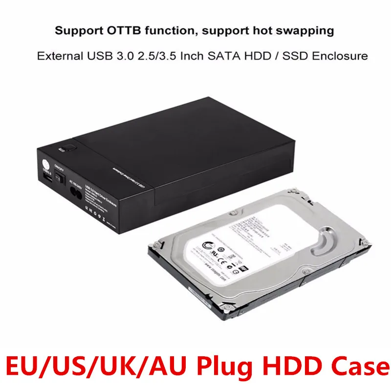 Новый внешний корпус для жесткого диска SATA USB 3 0 2 5 дюйма жесткий диск SSD HDD чехол с