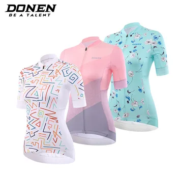 

Donen Outdoor Sport Bike Cloth Bicycle Jacket Long Sleeve Jersey Breathable perspiration Women Cycling Jersey Clothing