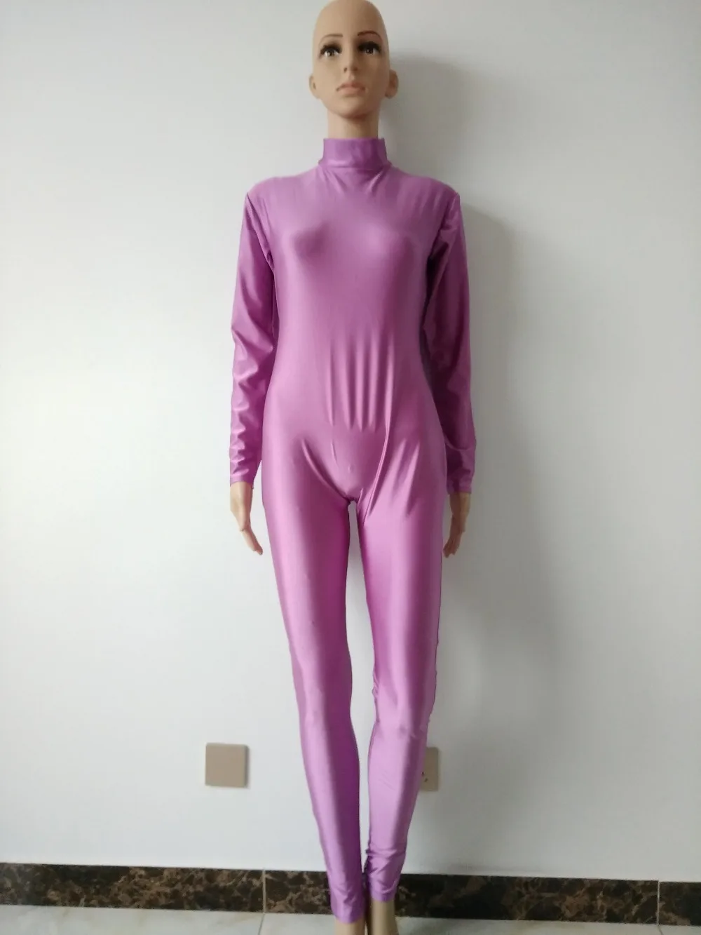 Serum color Brand Full Body Dance Unitard Adult Crew Neck Long Sleeve Gymnastics Unitards Jumpsuits Sports Wear Skin Tights |
