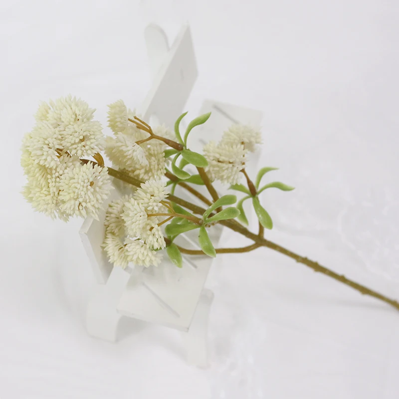 JAROWN Artificial Rice Tsai Ball Fruit Simulation Plastic Fake Flowers Wedding Decorative Home bonsai Decor Accessories (20)