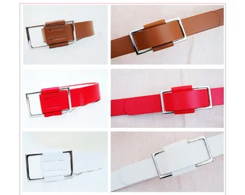 

hot new Vintage womens Personality belt New Style Candy color Slender Belt 2pcs/lot