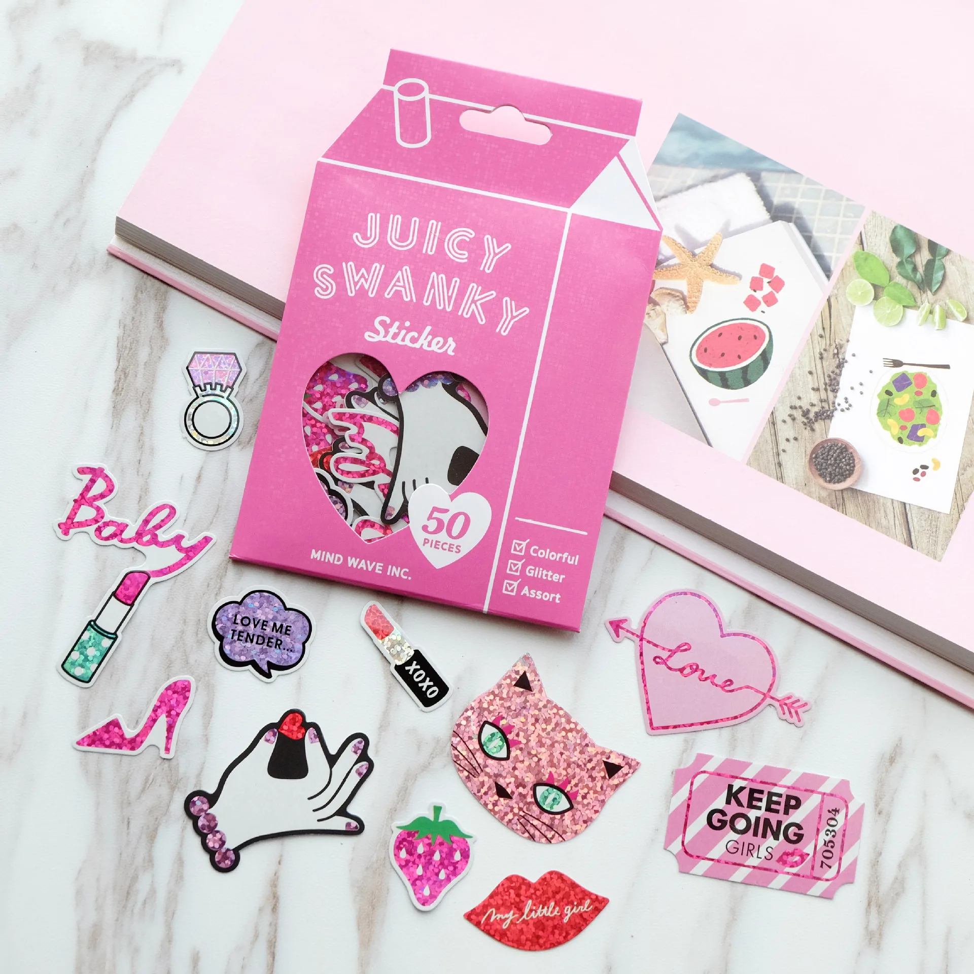 50 шт./1 упаковка декоративные наклейки на мобильный телефон|stickers scrapbooking|sticker
