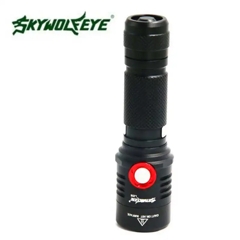 Super Bright Zoom 5 Mode XM-L2 T6 lanterna led LED USB Rechargeable torch Flashlight Lamp powerful led flashlight #4S4 (2)