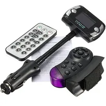 Car Kit Wireless Bluetooth FM Transmitter MP3 Player USB SD LCD Remote Handsfree 9WRV