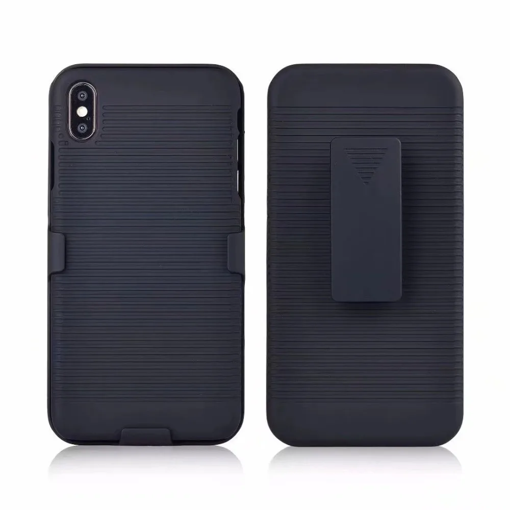 

2 in one xs max case sports waist Belt Clip phone Cases For iphone Xs MAX XR XS 10 6s 7 8 plus 5s 8plus cover kickstand holder