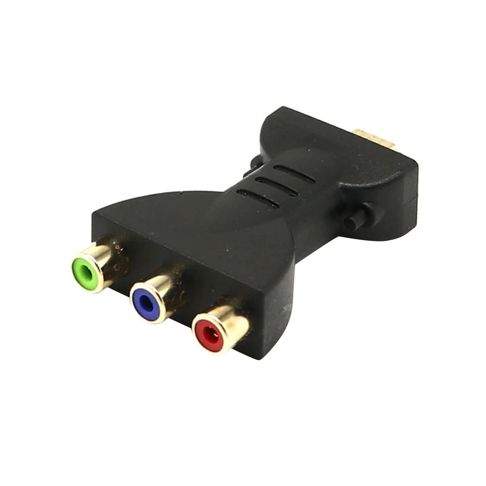 Позолоченный HDMI папа для 3 RC AV конвертер RGB RCA Видео Аудио ТВ DVD адаптер| |