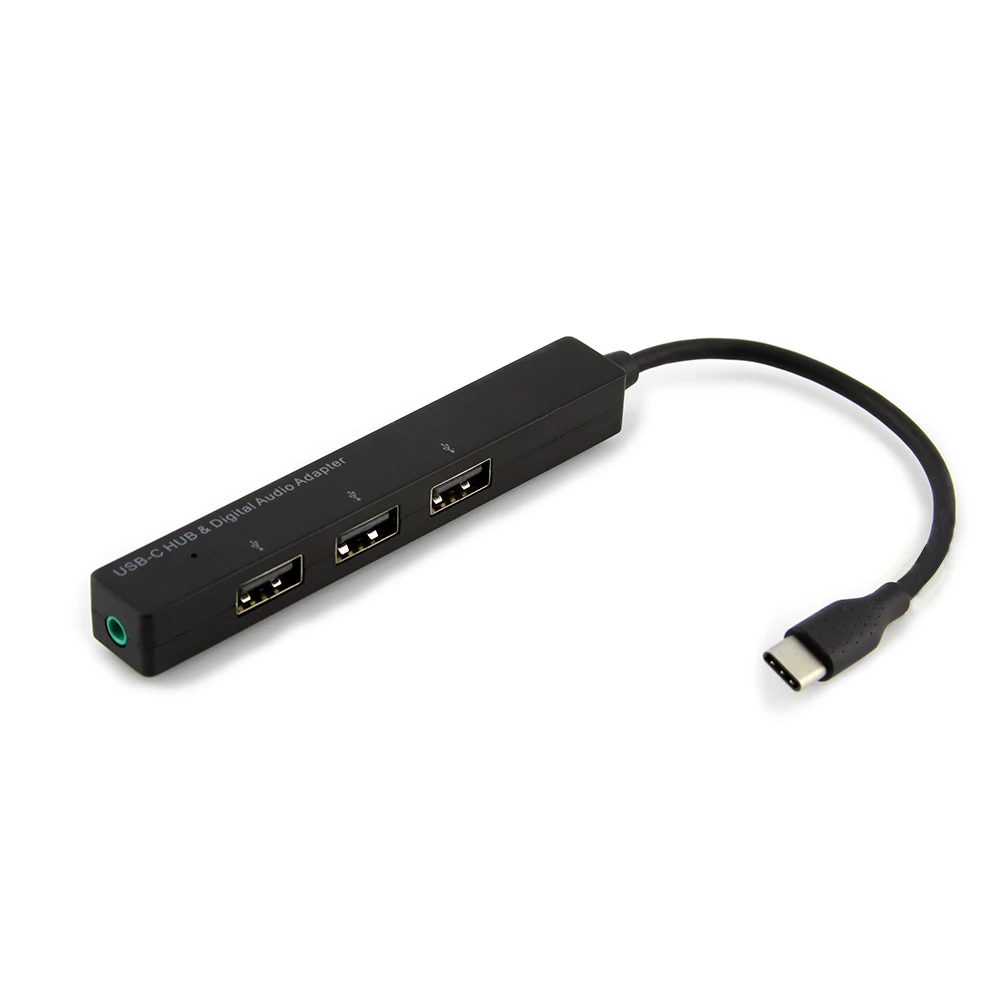 CHYI usb type-C концентратор USB-C-3 порта USB2.0+ 3,5 мм аудио разъем с разъемом type C адаптер для Micro USB Комплект для телефона Galaxy S8 - Цвет: Model-B