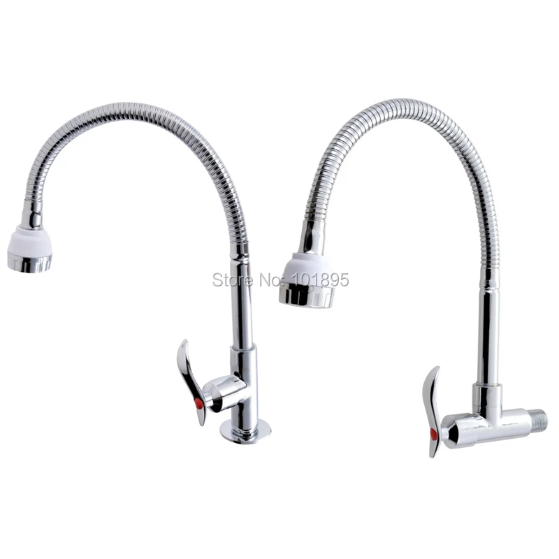 

L16769 Luxury Brass Material Chrome Finishing 2 Type Cold Water Faucet