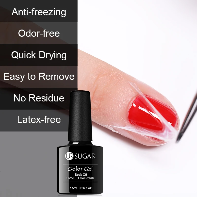 

UR SUGAR 7.5ml White Peel Off Liquid Tape Antifreezing Odor-free Nail Latex Nail Art Nail Edge Skin Care Manicure Nail Gel