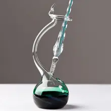 Creative Dip Pen Holder Decorative Shaped Glass Pen Holder Desk Organizer creative jeans pattern boots shaped pen holder blue