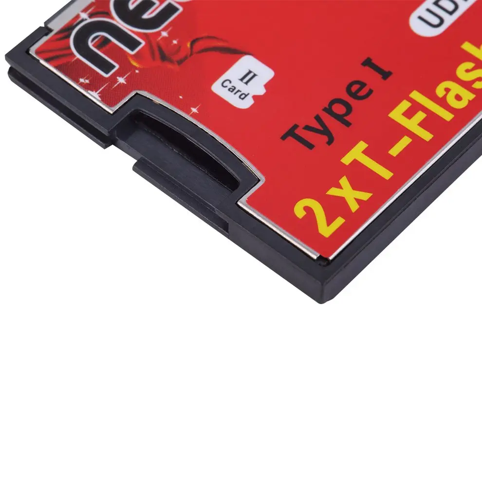 Многоцветный Пластик и металл 42x35x3 мм 2x64 г (макс.) 2 Порты TF для SDHC К Тип I 1 компактной флэш-карты CF чтения адаптер