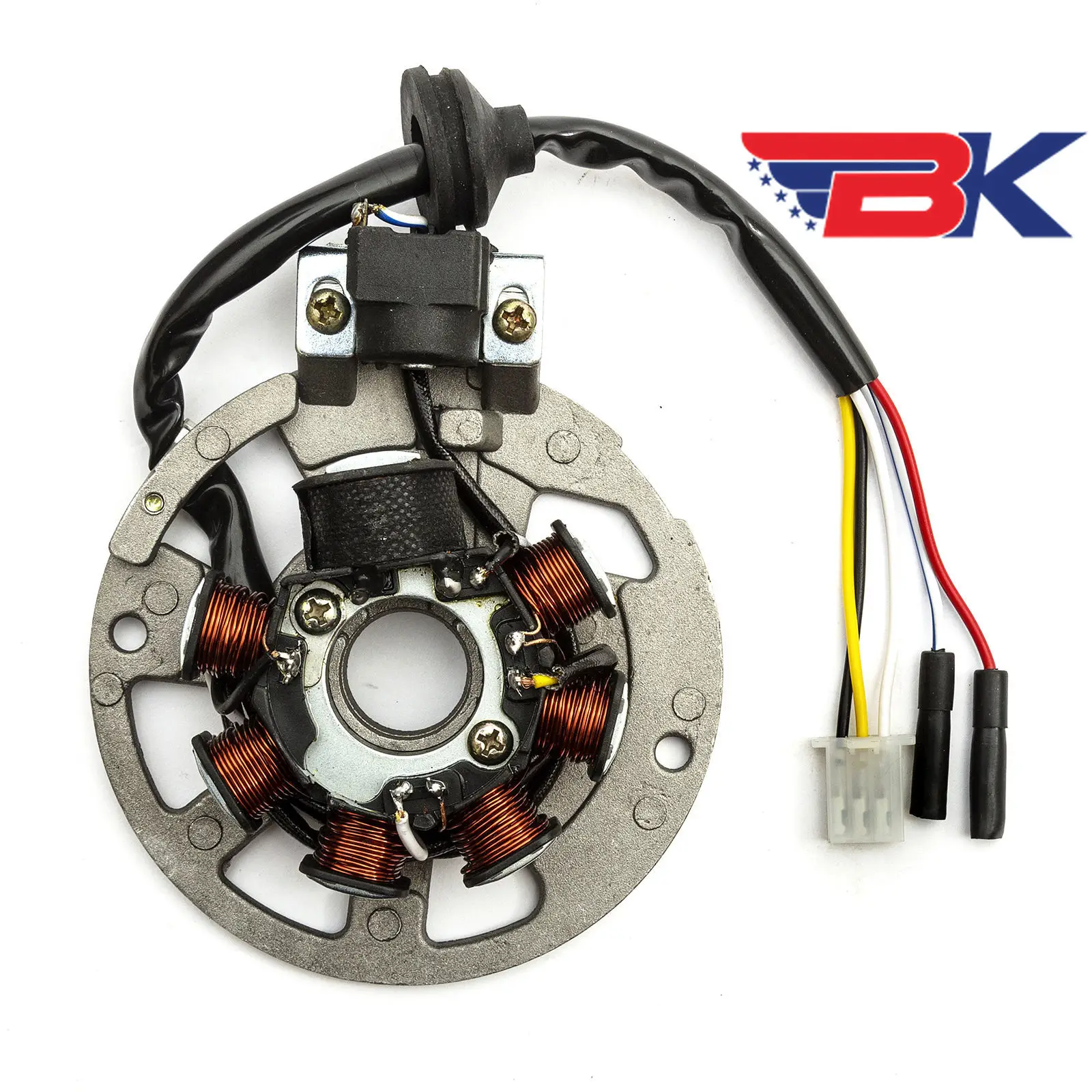 7 катушек 5 проводов магнитный статор зажигания Keeway Fact Hurricane Matrix RY8 PGO 50cc 90cc 2