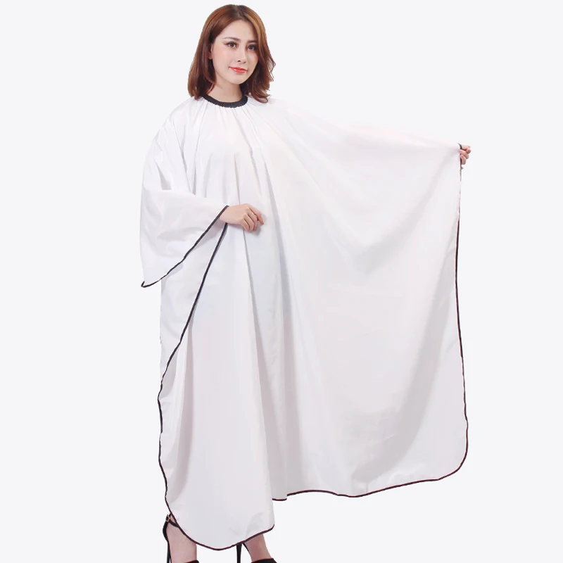 Customize Logo Extra Large Hairdressing Cape Apron Haute Couture Salon Customer Cloth Haircut Perm Dye Gown Cover Uniform U1221 5