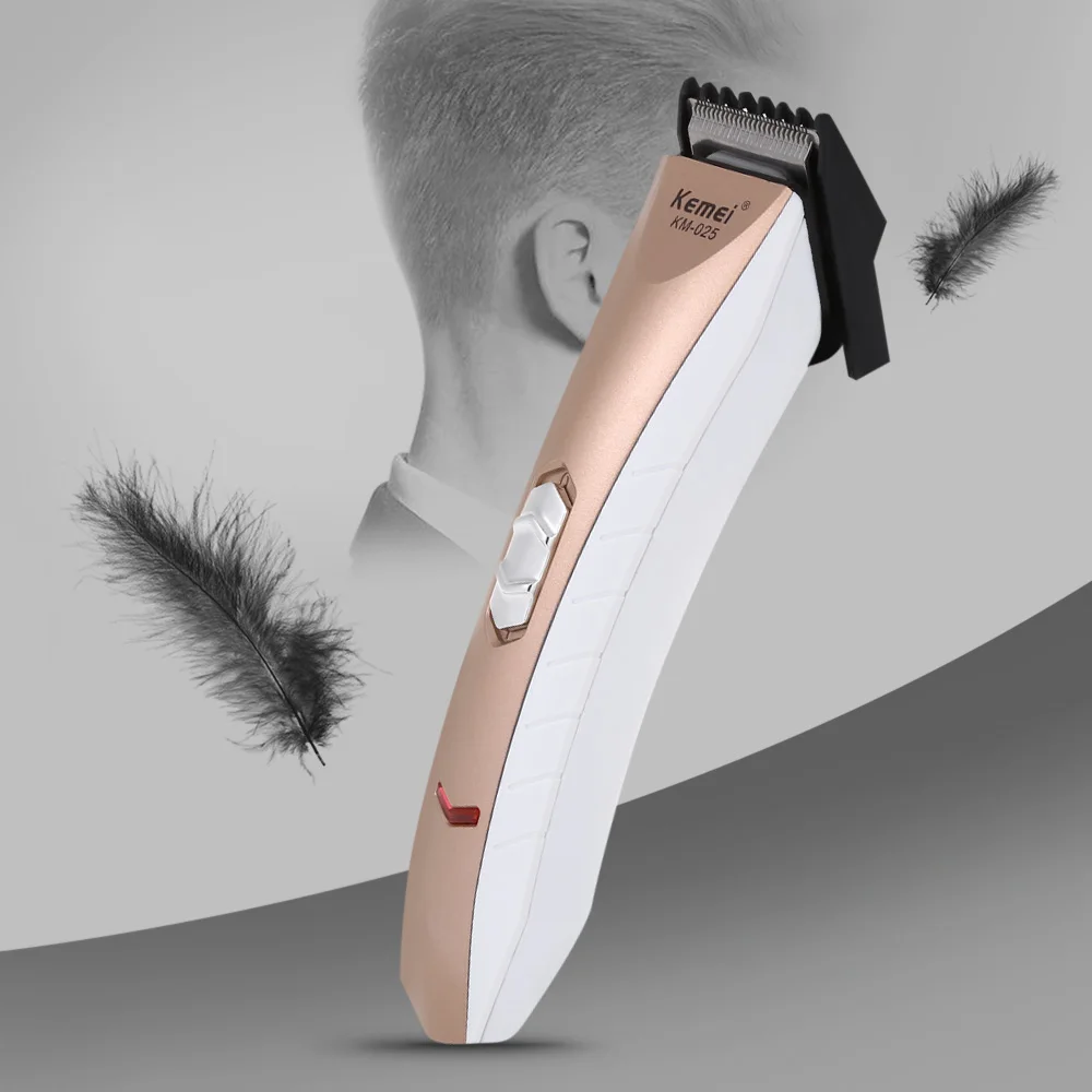 

Kemei KM - 025 Pro Electric Rechargeable Hair Clipper Haircut Barber Trimmer Adjustable Hair Styling Tools AC220 - 240V EU PLUG