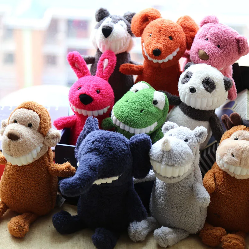 

2018 New cute children grinning plush toy doll dinosaur catch pig growl doll machine girls birthday christmas gift