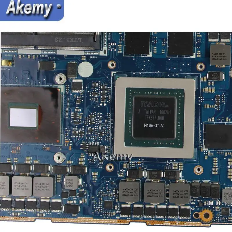 Akemy GTX970M/3 Гб GL502VT материнская плата 8 г оперативная память I7-6700HQ для ASUS GL502 GL502V GL502VT Материнская плата ноутбука тесты 100% OK