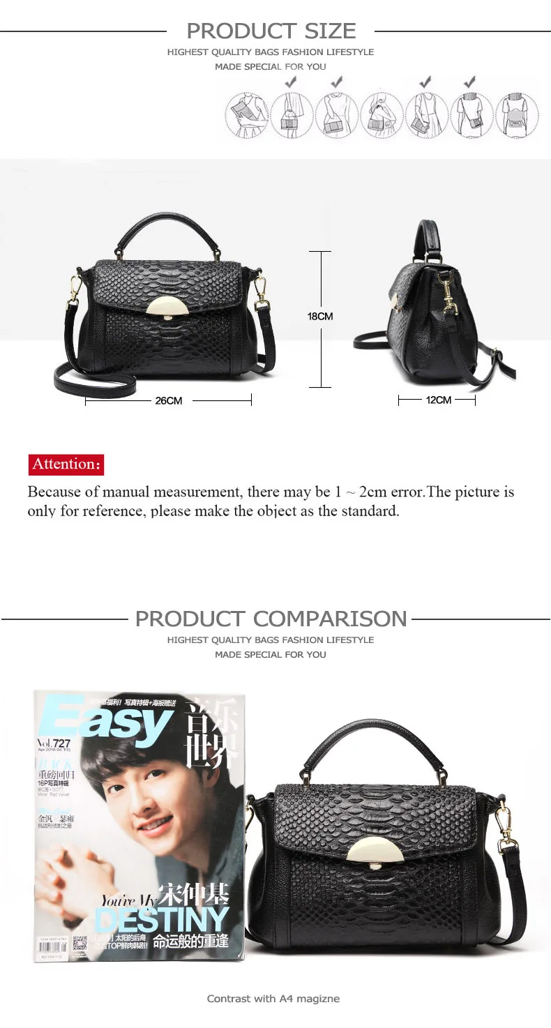 women leather handbags xiangqing-01s