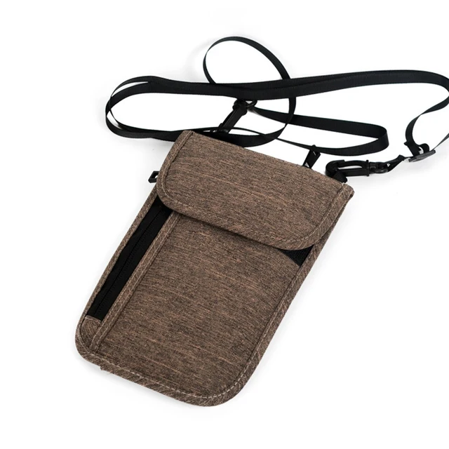 Neck Hanging Travel Passport Cover Wallet Id Holder Storage Clutch Neck Hanging Travel Passport Cover Wallet Id Holder Storage Clutch Money Bag Multifunction Credit Card