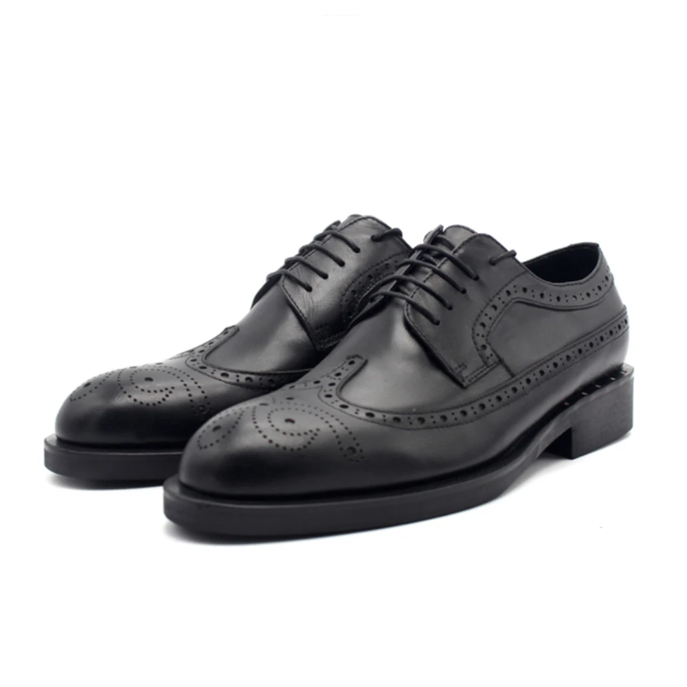 matte black dress shoes