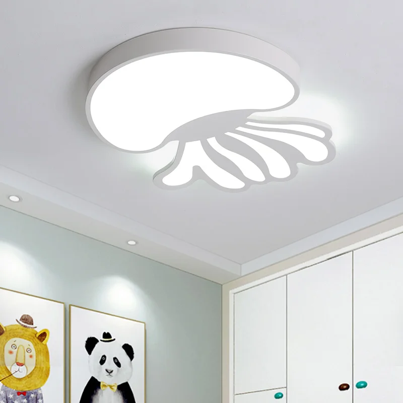 

LICAN Modern led Ceiling Lights for Bedroom Kids boys girls cartoon White Blue Dimming Ceiling lamp for Children Baby room