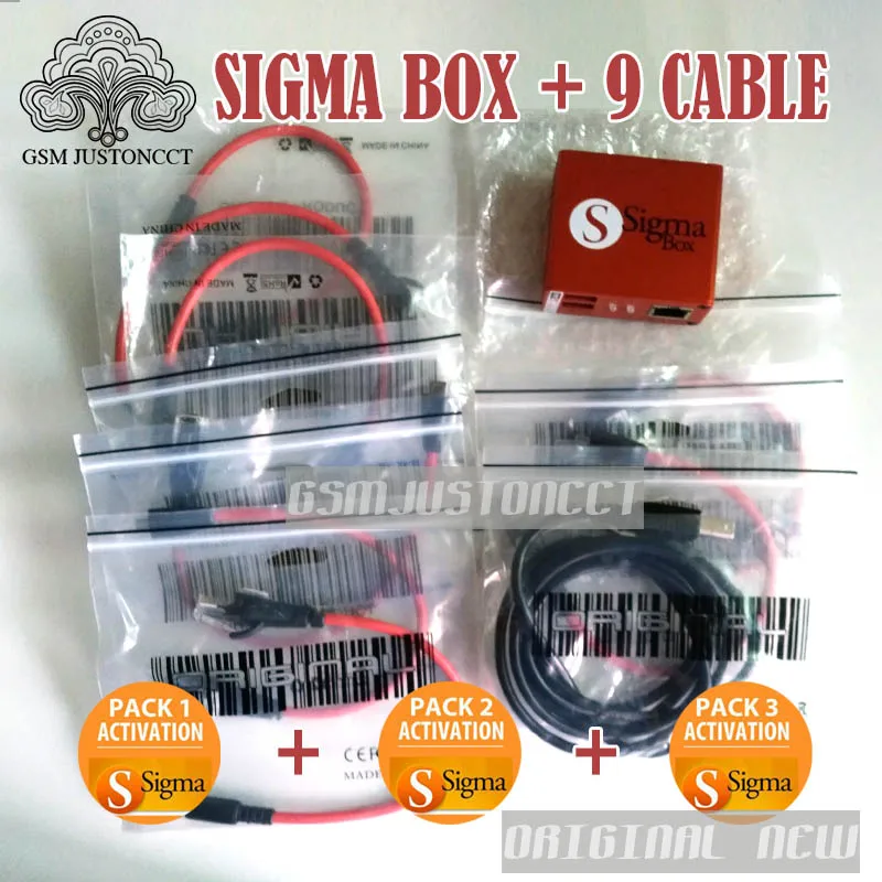 sigam box + PACK 123 - gsmjustoncct