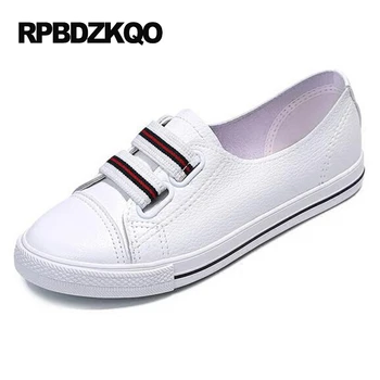

White Walking Comfy Cheap Shoes China 2017 Chinese Ladies Lightweight Flats Size 35 Round Toe Women Drop Shipping Spring Autumn