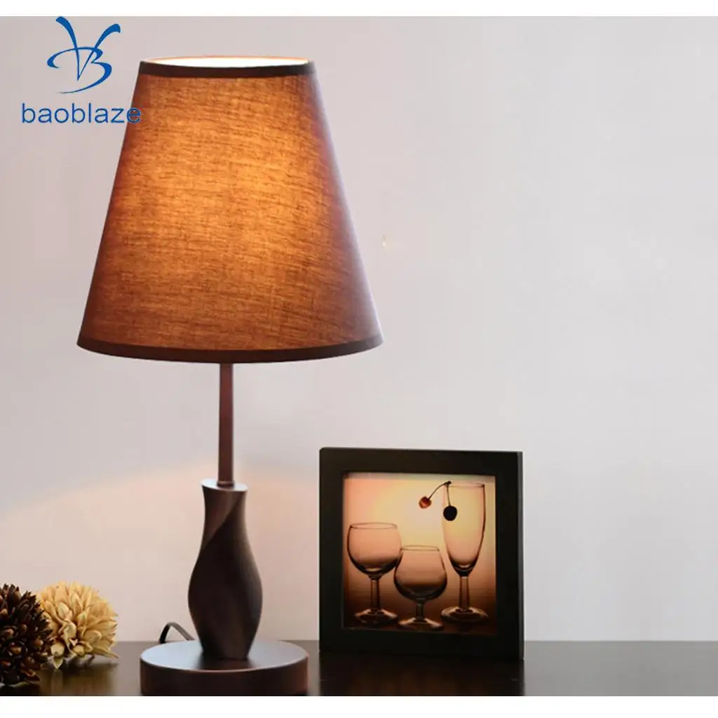 Baolaze ЕС прикроватная лампа Свет Абажур крышка Ткань Абажур для кафе спальня офис кабинет