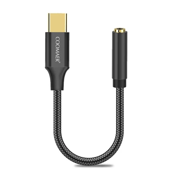 

Digital signal Type C 3.5 Jack Earphone USB C to 3.5mm AUX Headphones Adapter For Samsung Huawei Xiaomi Smart Phone Audio cable