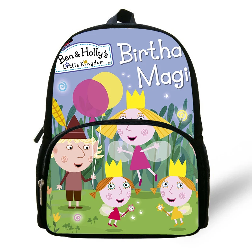 

Kids Cartoon Backpacks For Preschool Ben&Holly's Little Kingdom Backpack Gift For Children Boys Girls Kindergarten Bags For Baby