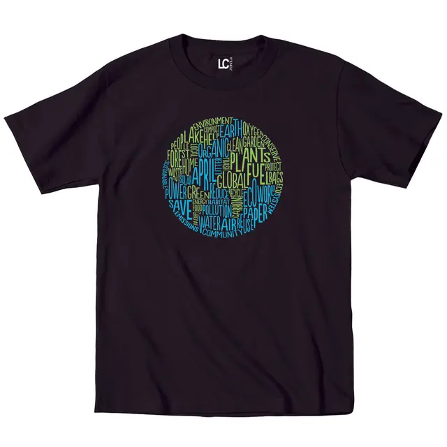 T Shirt Earth Day Eco Nature Environmental Green Planet