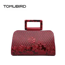 TOMUBIRD новые женские сумки известный бренд Женская сумка Роскошные сумки из натуральной кожи сумка на плечо модное тиснение из коровьей кожи сумка