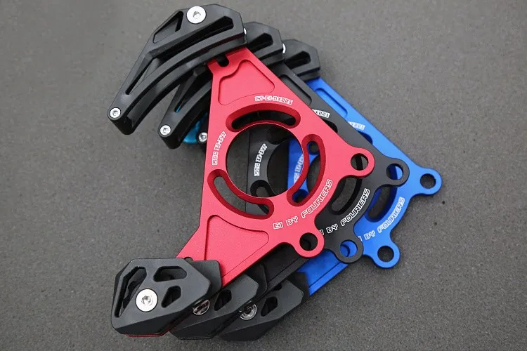 Top FOURIERS MTB Chain Guide System Bicycle chain guide Drop Catcher Bike Chain Protector 5