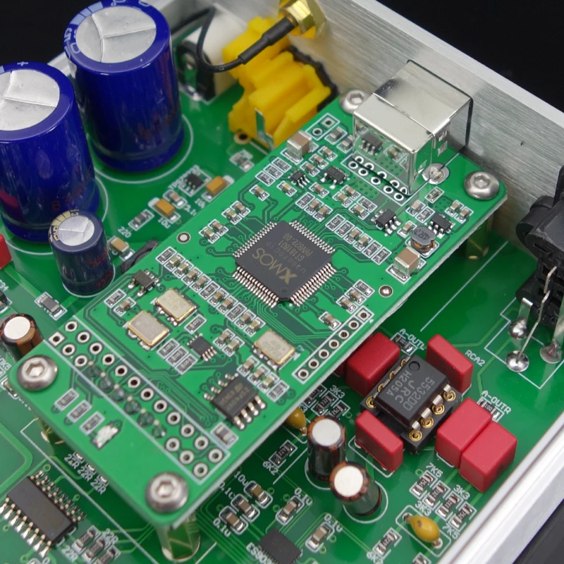 Brisa de Audio 2019 nuevo SU7 ES9038 Digital decodificador de Audio DAC apoya de fibra Coaxial USB
