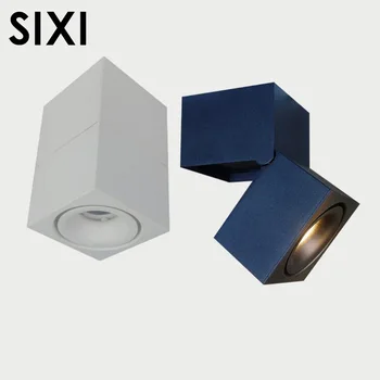 

Square Direct installation Square folding downlight 3W 7W 12W 15W cob led lighting fixtures Clothing store lamp