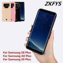 7000 мАч Ультратонкий чехол для быстрой зарядки для samsung Galaxy S8 S9 A8 Plus чехол для внешнего аккумулятора для samsung A8 S8 S9 Plus чехол для аккумулятора