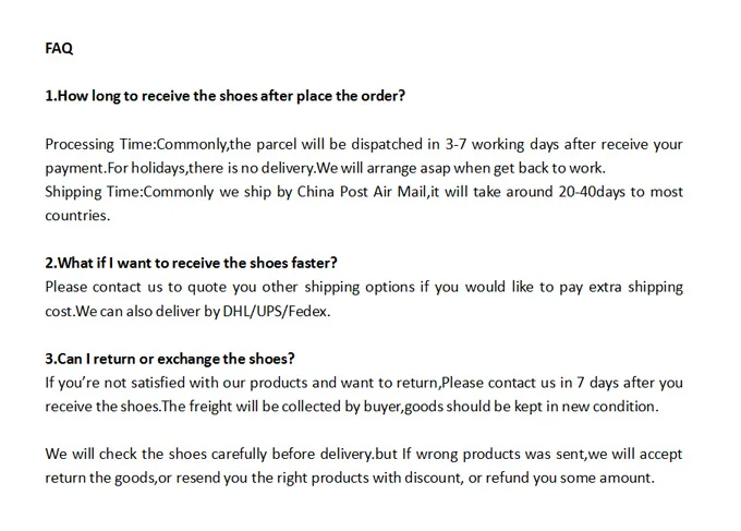 FAQ