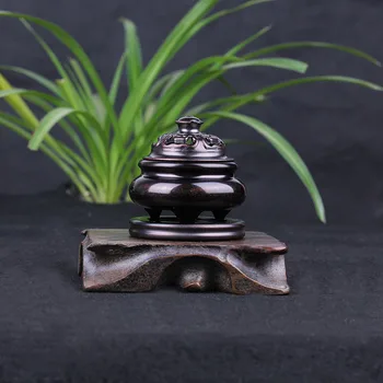 

Copper antique triple incense seal Hong furnace seal oven seal grain fragrant Indian life Word cloud pattern sweet Indian