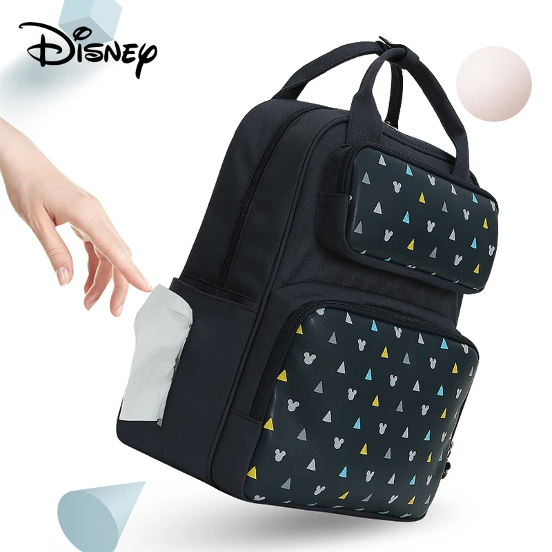 

Disney USB Diaper Bag Baby Care Backpack Mummy bag Maternity Wet Bag Waterproof Baby Pregnant Bag Fashion large capacity
