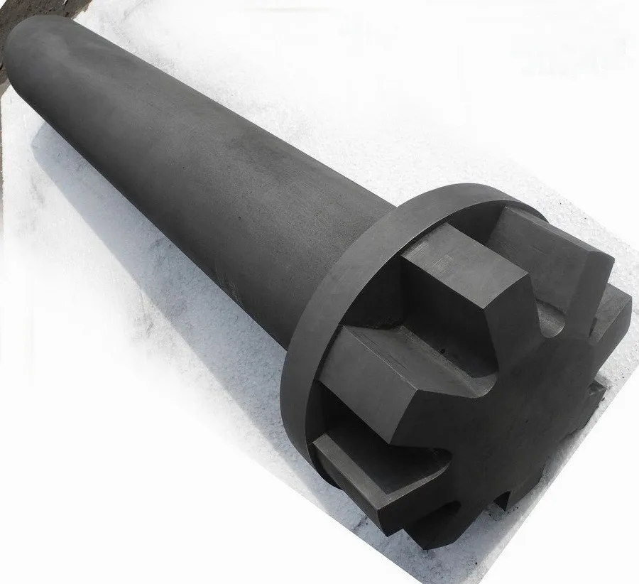 hi-tech Graphite rotor for aluminum dehydrogenation and purification 1