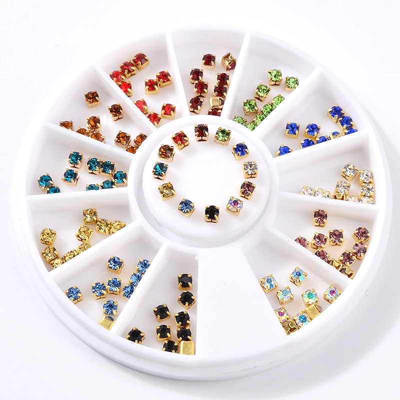 1-Box-Bunte-Kristall-N-hen-Auf-Nail-art-Strass-Mit-Klaue-Glitter-Gems-Rad-F (5)