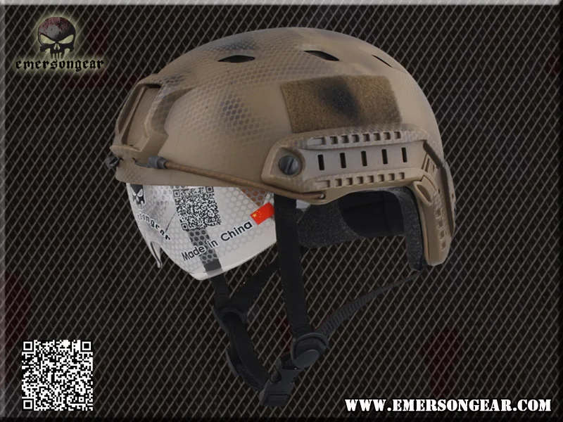 Emerson Fast шлем с защитным Goggle BJ ABS Тактический военный страйкбол шлем Multicam черный EM8818 - Цвет: Navy Seal