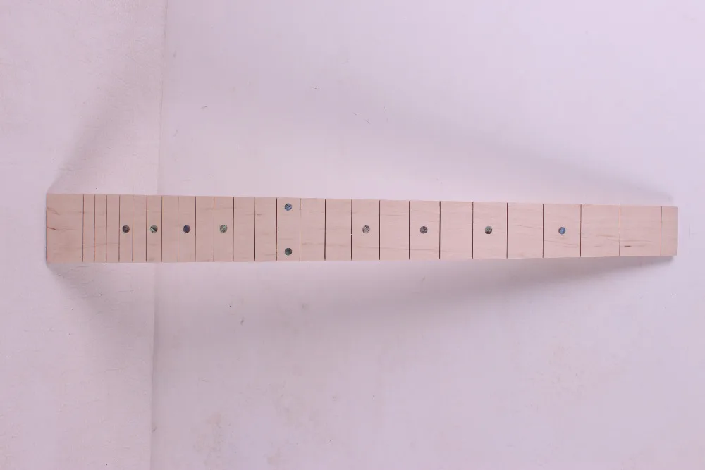 

2 pcs Guitar Fretboard Fingerboard Fretless Guitar parts Dot inlaid Maple wood #10